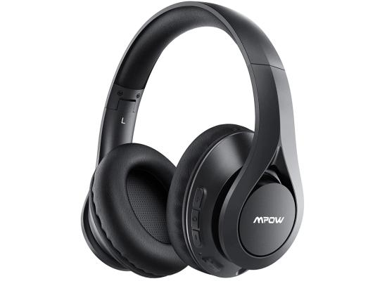 Mpow 059 Lite 60h Long Playtime Bluetooth 5.0 Hi-Fi Stereo Noise Reduction, Black