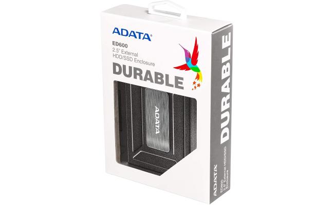 ADATA ED600 USB 3.1 Tool-Free Waterproof & Shockproof 2.5" Enclosure