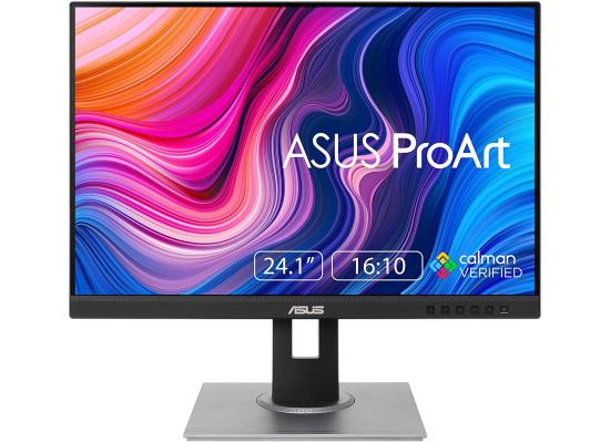 ASUS ProArt 24" IPS PA248QV WUXGA 16:10 Monitor 100% sRGB/Rec.709 ΔE < 2, IPS Calman Verified Anti-glare Tilt Pivot Swivel Height Adjustable, Black