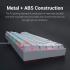 Redragon K552 KUMARA 87 Keys Mechanical Gaming Keyboard RGB LED Backlit Wired Anti-Dust Proof Blue Switches - White
