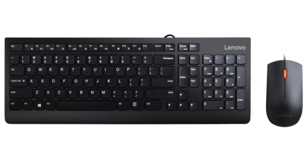 lenovo 300 wired keyboard and mouse combo