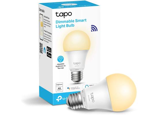 TP-Link Tapo L510E Smart Light Bulbs 800 Lumens (60W Equivalent) 2700K Soft Warm White LED Bulb Dimmable Compatible with Alexa & Google Home No Hub Required