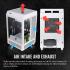 Thermaltake The Tower 100 Mini Tower Tempered Glass M-ITX Case - White