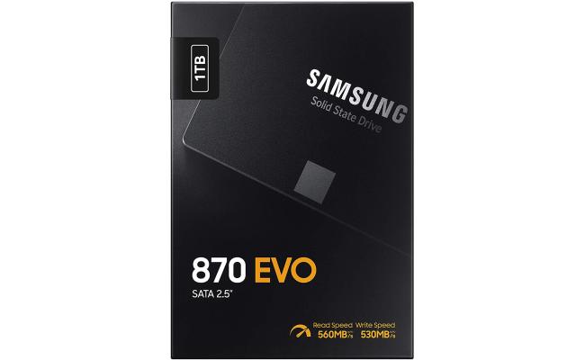 Samsung 870 EVO Series 1TB 2.5" SATA III Solid State Drive, Bulk