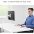 Fellowes Platinum Series Single Adjustable Monitor Arm - White