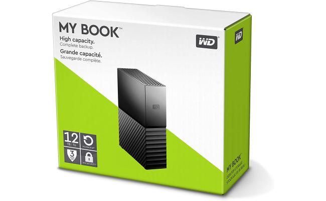 WD My Book 12TB USB 3.0 Desktop Hard Drive