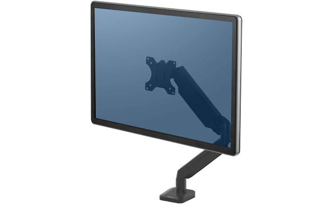 Fellowes Platinum Series Single Adjustable Monitor Arm - Black