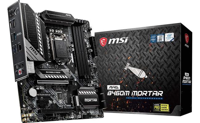 MSI MAG B460M Mortar Gaming Intel B460 Dual M.2 Motherboard