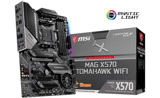 MSI MAG X570 TOMAHAWK WiFi AMD X570 Dual M.2 PCIe 4.0