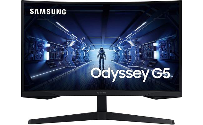SAMSUNG 27" Odyssey G5 2K HDR 144hz 1000R Curved Gaming Monitor