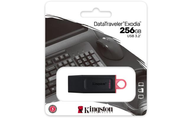 Kingston DataTraveler Exodia 256GB USB 3.2 Flash Drive