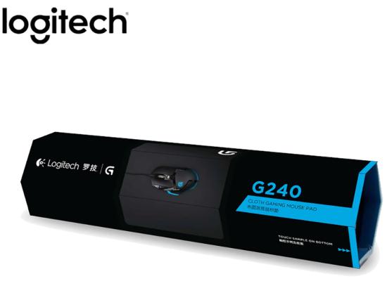 Logitech G240 Cloth Gaming Mouse Pad for Low DPI Gaming