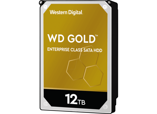 WD Gold 12TB Enterprise Class HDD 7200 RPM 256 MB Cache