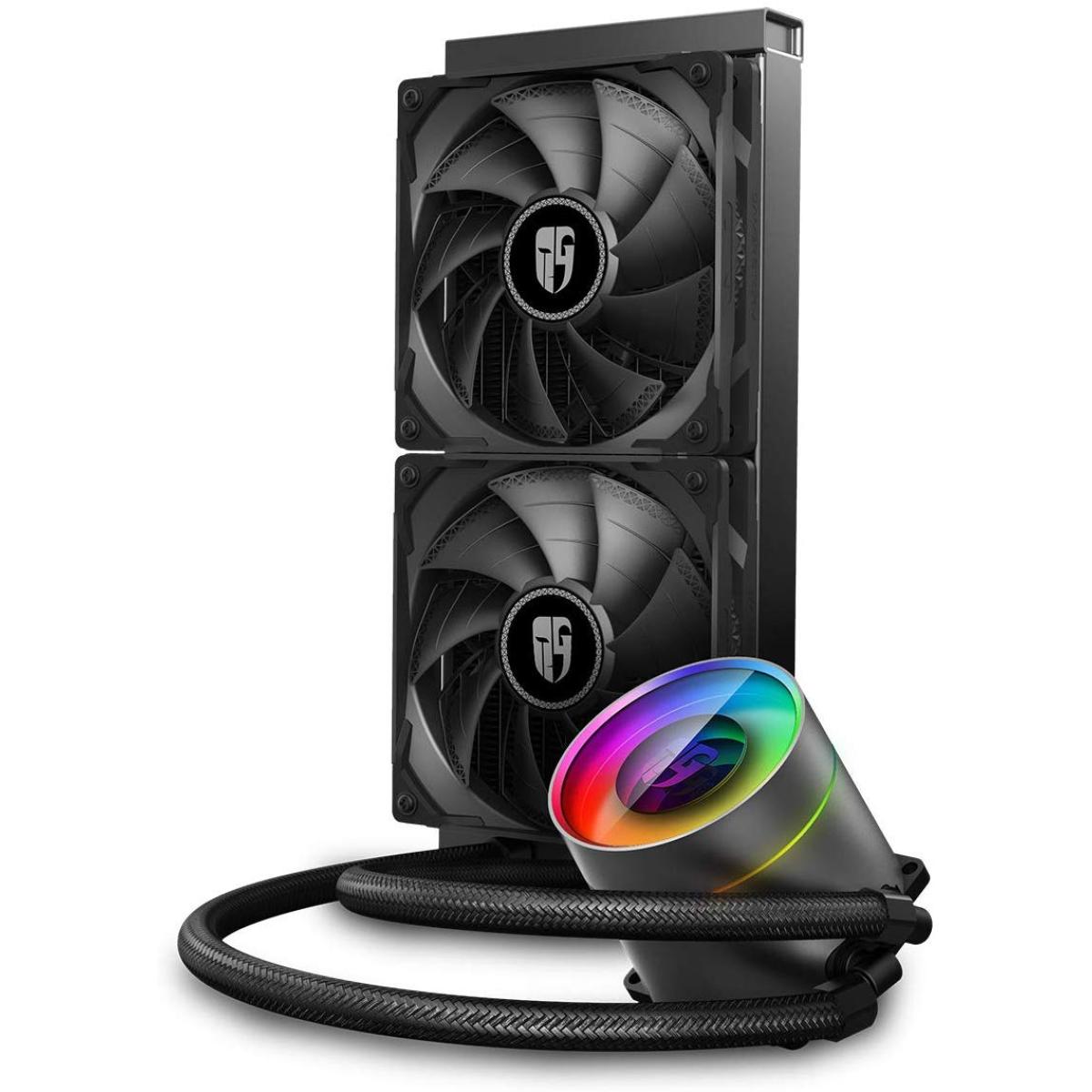 Deepcool Castle 240ex Addressable Rgb Aio Liquid Cpu Cooler Performa Pc ...