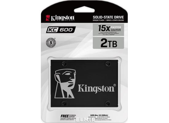 Kingston KC600 2TB SATA III Solid State Drive (SSD)