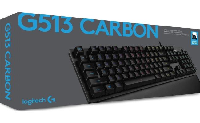 Logitech G513 RGB Mechanical with Romer-G Tactile Keyswitches