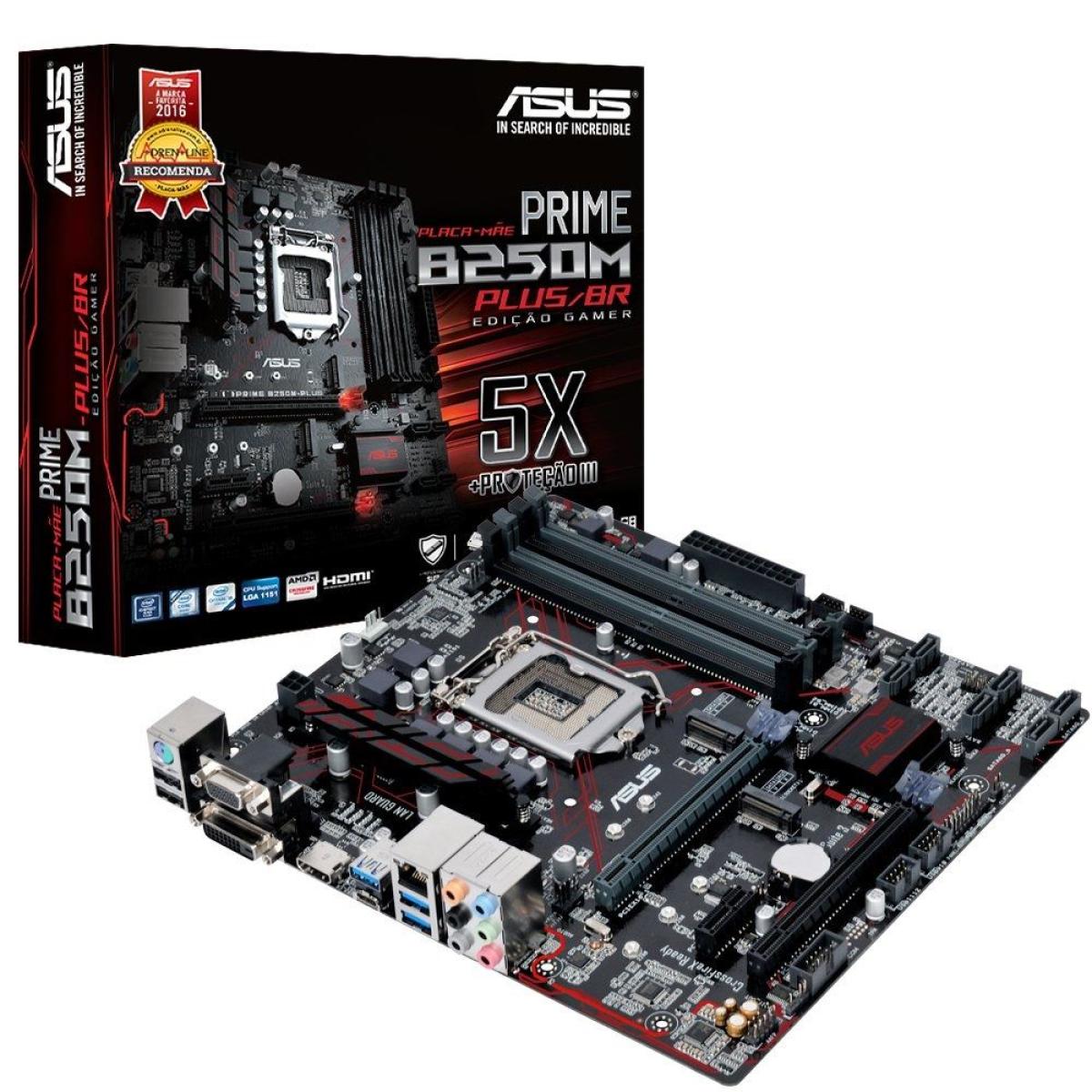 Asus PRIME B250M-PLUS Intel B250 DDR4 Motherboard | PRIME B250M-PLUS