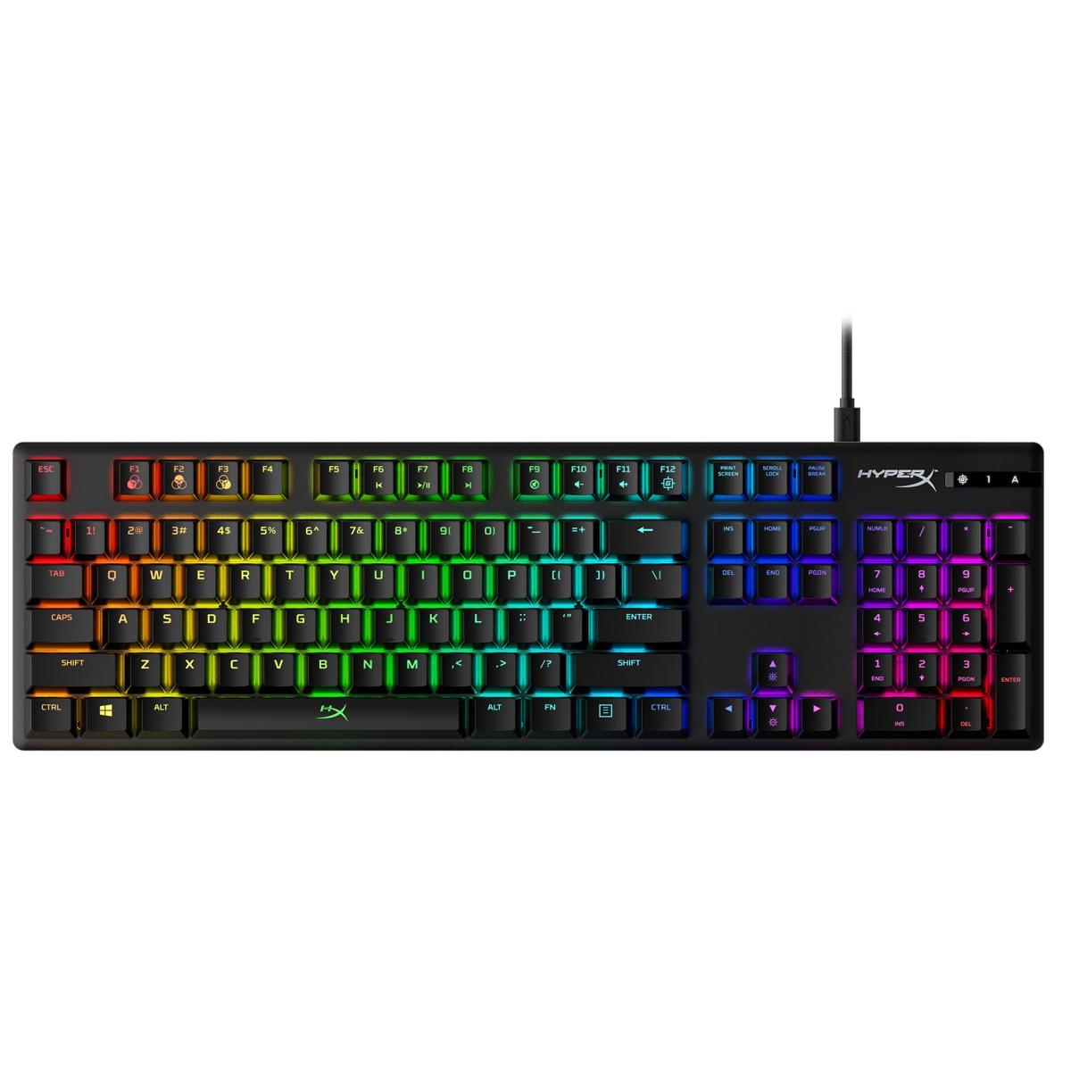 HyperX Alloy Origins Mechanical Red Switch RGB LED Backlit | HX-KB6RDX ...