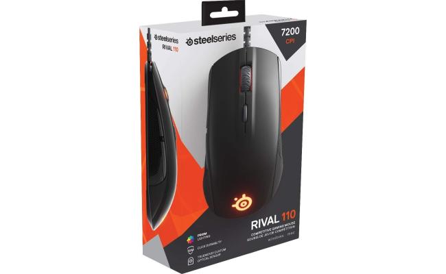 SteelSeries Rival 110 Gaming Mouse RGB Lightweight Design