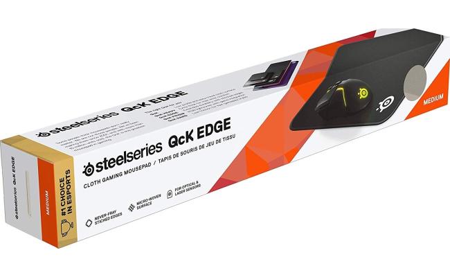 SteelSeries QcK Edge 63822 Medium Stitched Edge Cloth Mouse Pad SteelSeries QcK Edge 63822 Medium Stitched Edge Cloth Mouse Pad