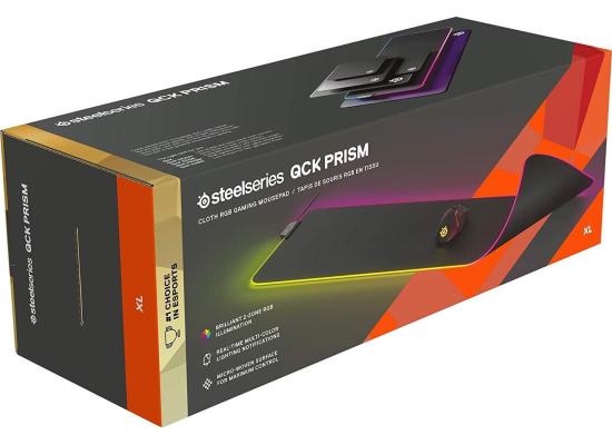 SteelSeries 63826 QCK Gaming Surface XL RGB Prism Cloth