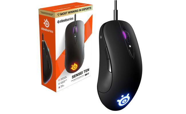 SteelSeries Sensei Ten Optical Sensor Mechanical RGB Lighting