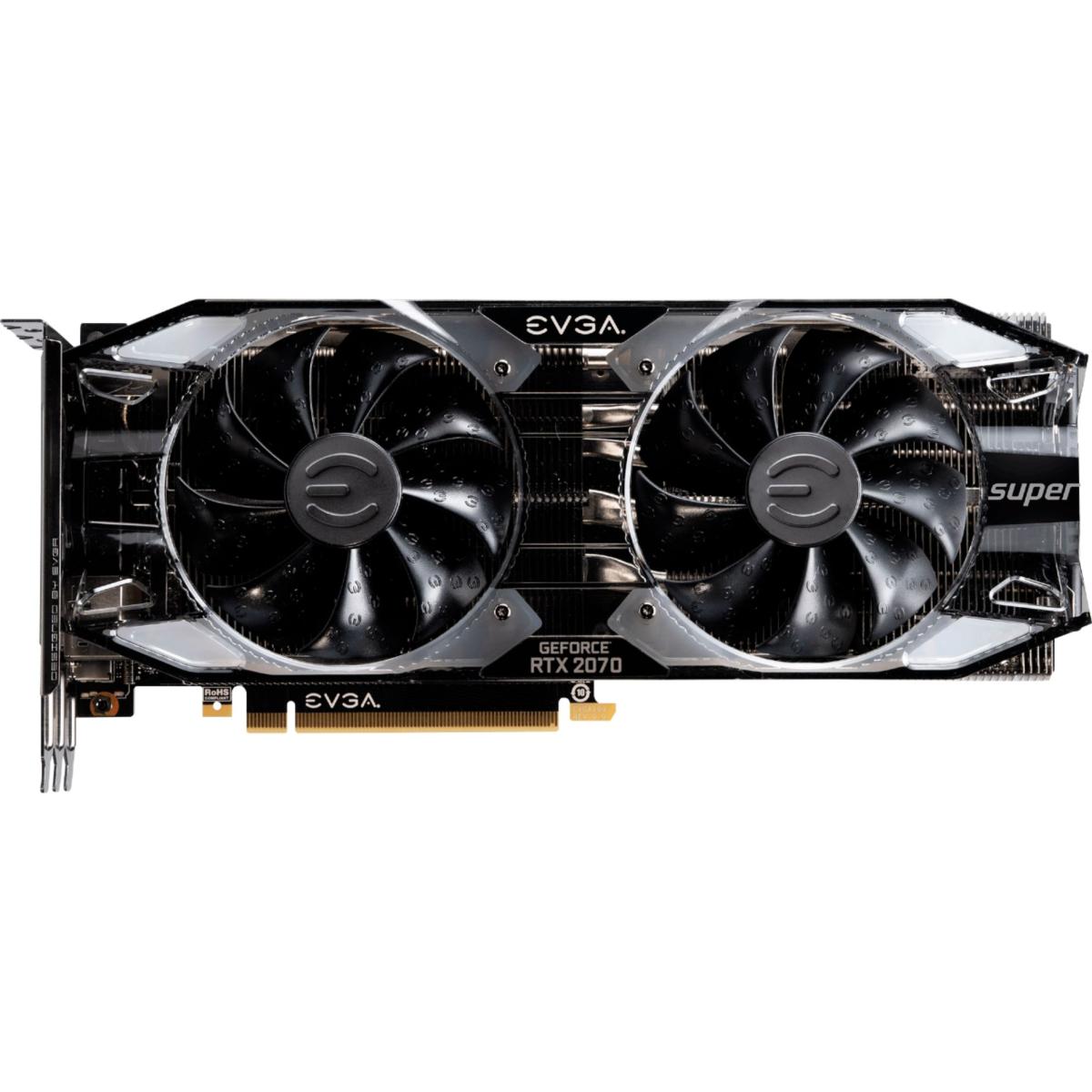 EVGA NVIDIA RTX 2070 SUPER 8GB DDR6 BLACK GAMING | 08G-P4-3071-KR ...