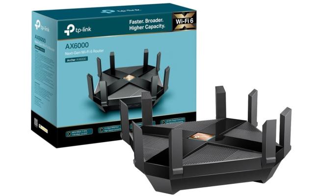 TP-Link AX6000 WiFi 6 Router8-Stream Smart WiFi Router 8 Ports