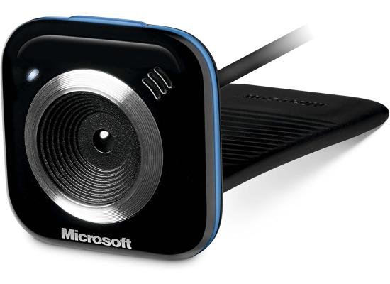 Microsoft LifeCam VX-5000 Webcam (Red Accent), Bulk