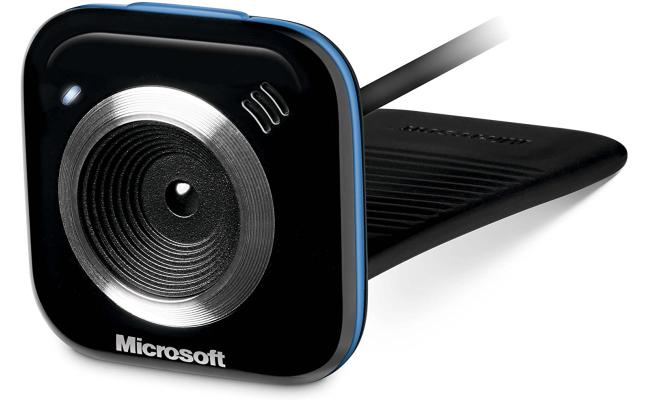 Microsoft LifeCam VX-5000 Webcam (Red Accent), Bulk