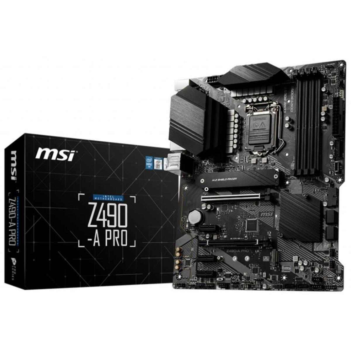 Материнская плата msi z490 a pro совместимость