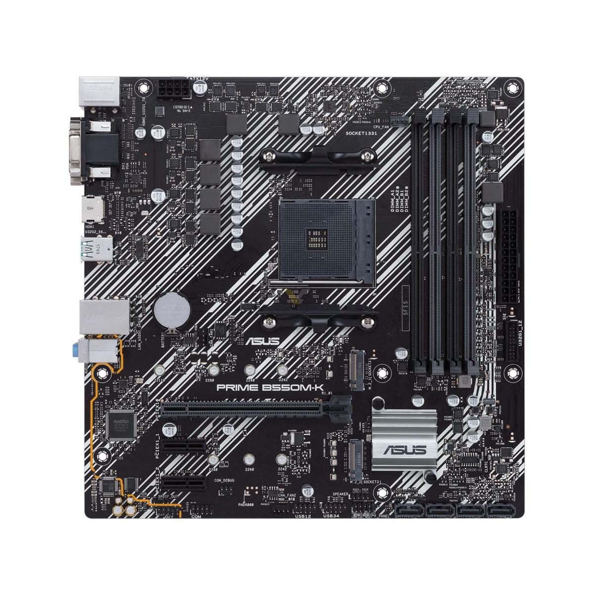 Asus PRIME A520M-K AMD A520 AM4 Micro ATX 2 DDR4 VGA HDMI M.2 | PRIME