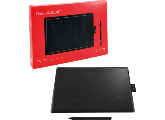 Wacom One by Wacom CTL-672-N Ideal for Work from Home & Remote Learning - Works With Chromebook (Medium) -  Black