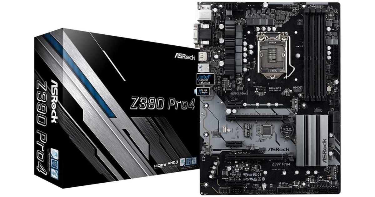 Asrock z390 pro4 обзор