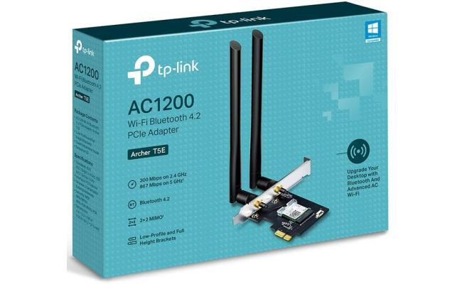TP-Link Archer T5E AC1200 Dual Band Wireless PCIe & Bluetooth 4.2