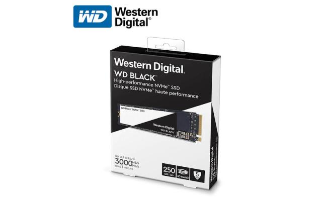 WD BLACK SN750 NVMe M.2 2280 250GB PCI-Express 3.0 x4 SSD