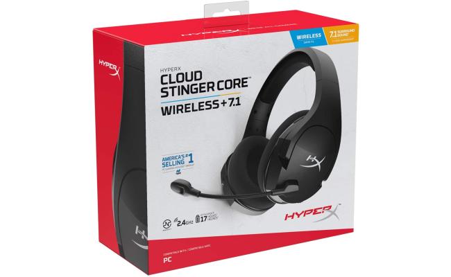 HyperX Cloud Stinger Core Wireless 7.1 Noise Cancelling Mic