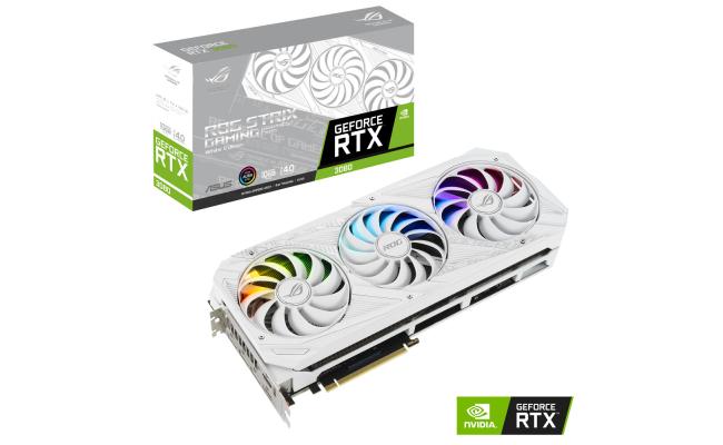 ASUS ROG STRIX GeForce RTX 3080 White OC Edition 10GB GDDR6X