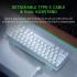 Razer Huntsman Mini 60% Clicky Optical-Mechanical Switches Doubleshot PBT Keycaps Detachable USB-C Cable (Red Switch) - Mercury