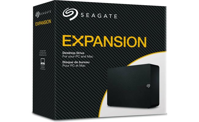 Seagate Expansion 14TB Desktop External HDD USB 3.0 for Windows & Mac - Black