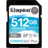 Kingston 512GB SDXC Canvas Go Plus 170MB /s C10, U3, V30 Memory Card