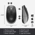 Logitech Wireless Mouse M191 Full Size Ambidextrous Curve Design 18-Month Battery Life - Grey