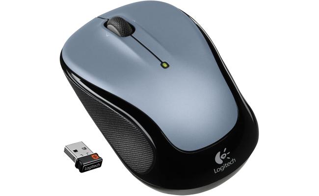 Logitech M325 Wireless Mouse Compact & comfortable with speed wheel - Light Silver
