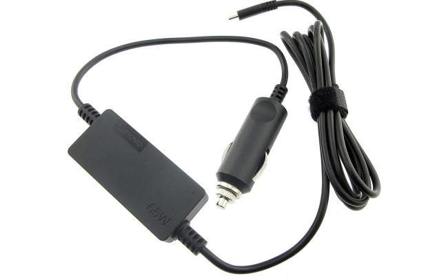 Lenovo 65W USB-C DC Travel Adapter - Car Power Adapter ( DC 12 / 24 V ) - 65 Watt