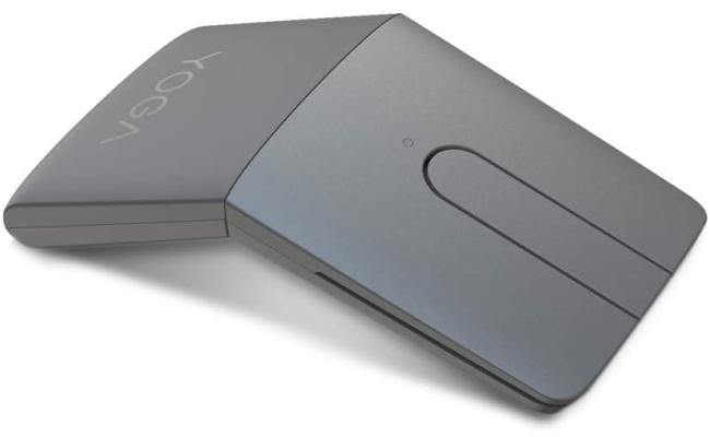 Lenovo Yoga Mouse & Laser Presenter 2.4GHz Wireless Nano Receiver & Bluetooth 5.0 Adjustable Optical Mouse