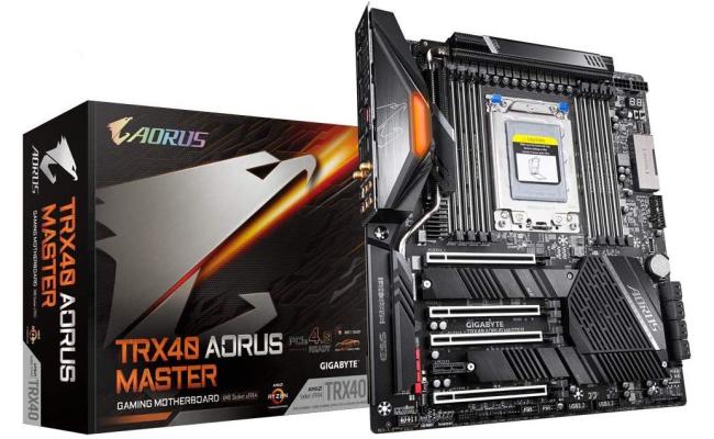 GIGABYTE TRX40 AORUS Master AMD TRX40 PCIe 4.0x4 M.2 Intel WiFi 6