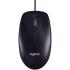 Logitech M100 Wired USB Optical Mouse Right & Left Hand Use