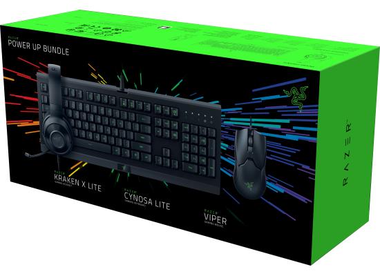 Razer Power Up Bundle (Headset + Gaming Keyboard + Gaming Mouse)