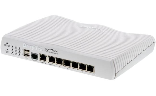 DrayTek Vigor 2860 VDSL/ADSL Router Firewall 6 Gigabit Ports VPN Router for Home/SOHO