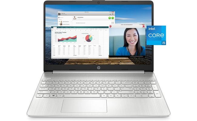 HP Laptop 15-dw3087ne NEW Intel 11th Gen Core i5 w/ SSD + 2GB Graphic - Silver